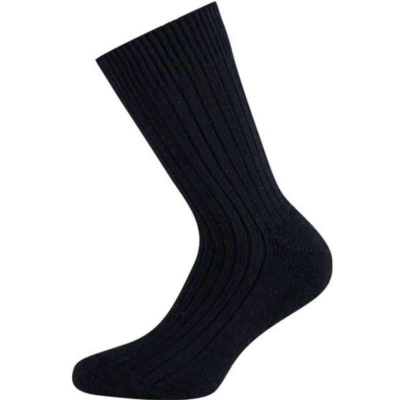 Wollsocken mit einer Frotteesohle – Marine – 45-47