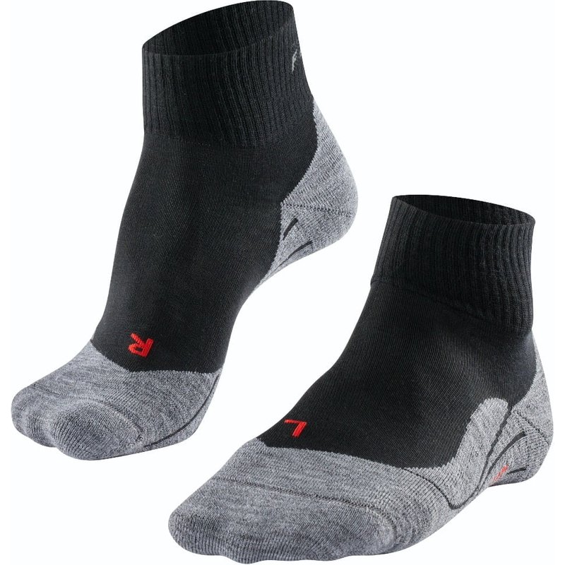 TK5 kurze Damen Wandersocken – Schwarz – 39-40