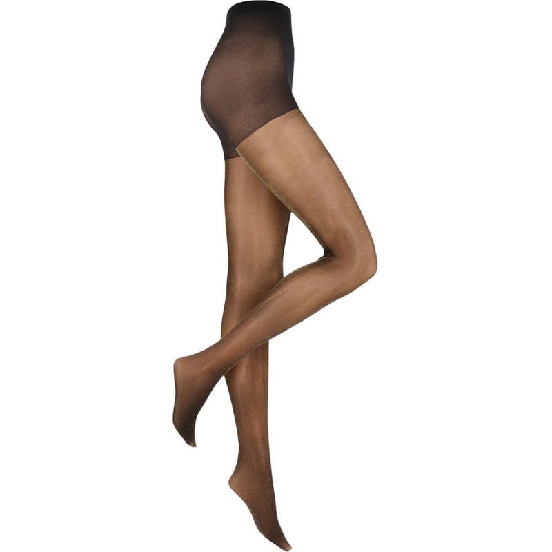 20 Denier Glitzerstrumpfhose – Schwarz Gold – L-XL