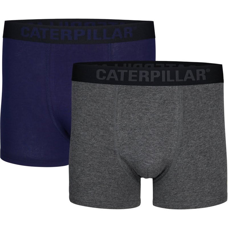 Boxershorts 2er-Pack – Blau grau meliert – L