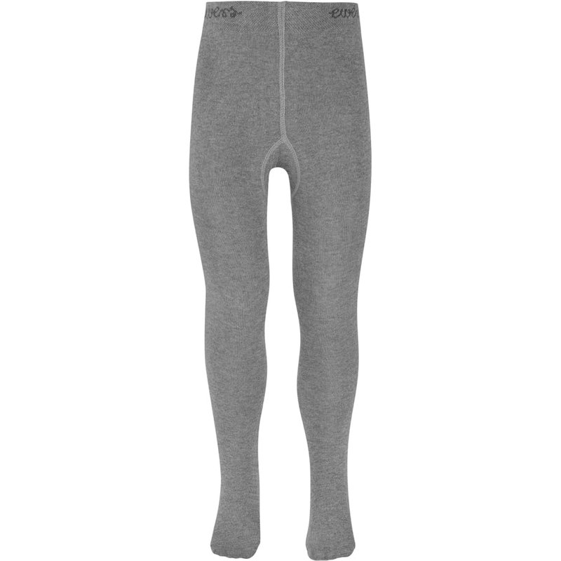Kinderstrumpfhose aus Baumwolle – Grau meliert – 134-146