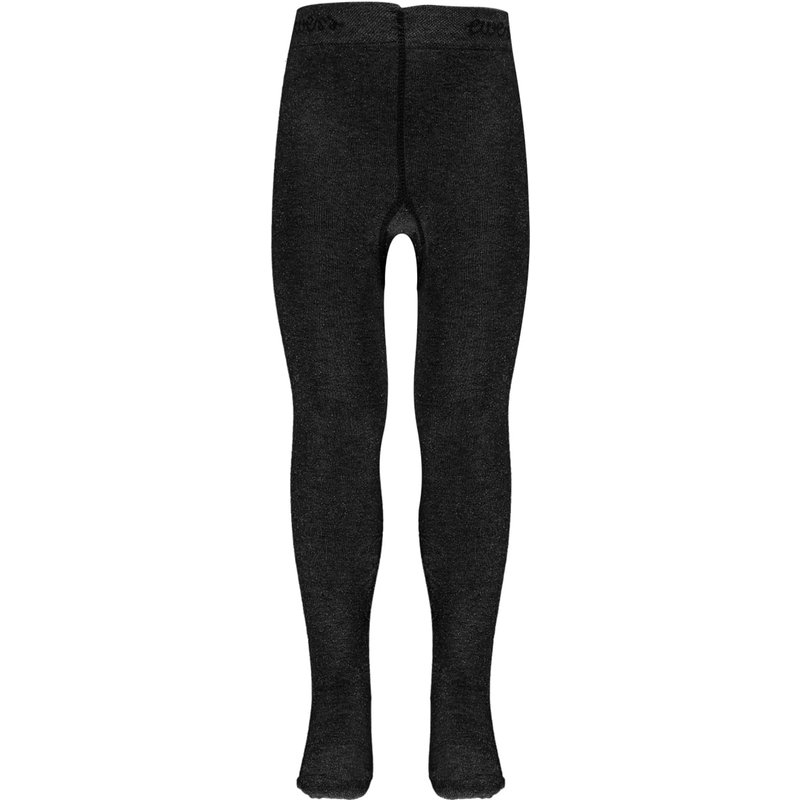 Ewers Kinderstrumpfhose mit Glitzer – Schwarz Silber – 134-146
