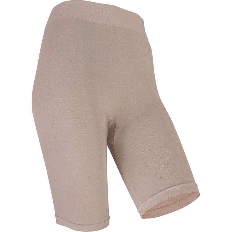 Nahtlose kurze Leggings mit Komfortbund – Haut – L-XL