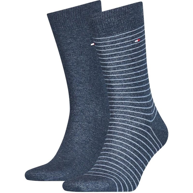 Herrenstrümpfe mit Streifen und Uni – Jeans – 43-46