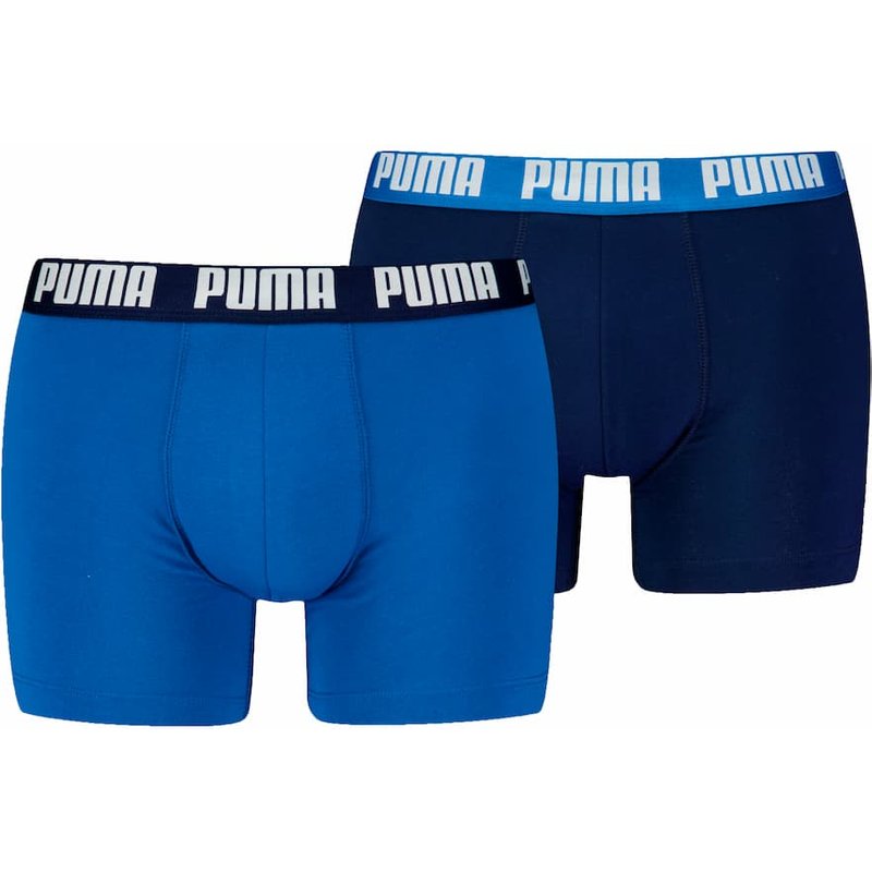 Puma Herren Everyday Basic Boxershorts 2-Pack – True Blue – XXL