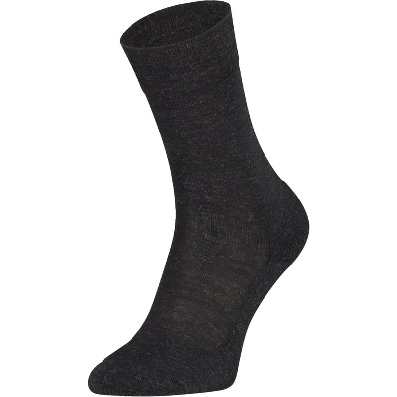 S13 VIP dünne Merinowollsocken mit Frotteesohle – Anthrazit – 35-38