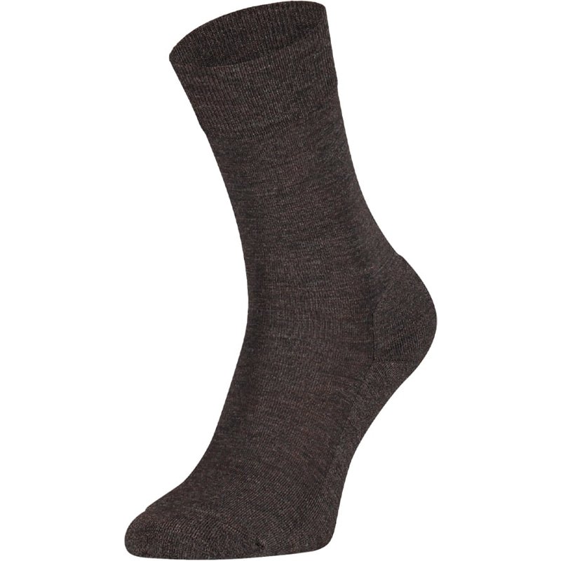 S13 VIP dünne Merinowollsocken mit Frotteesohle – Chesnut – 43-45