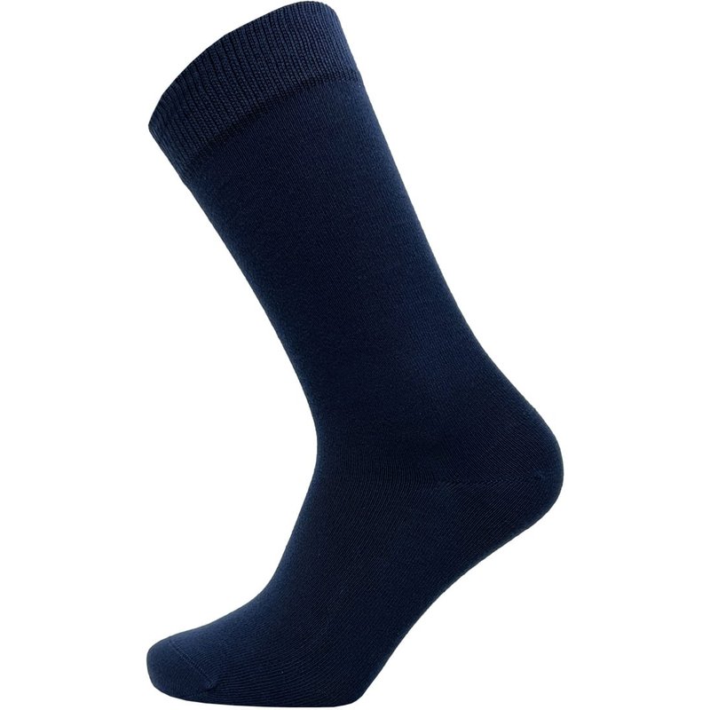Klassische hohe Socken aus Tencel – Marineblau – 39-42