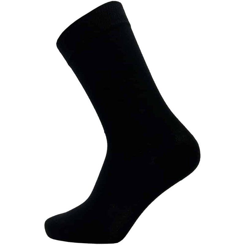 Klassische hohe Socken aus Tencel – Schwarz – 35-38