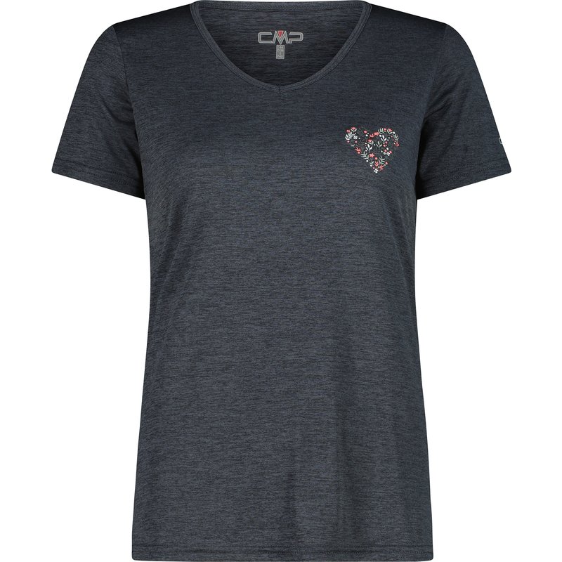 CMP Damen Melange Print T-Shirt