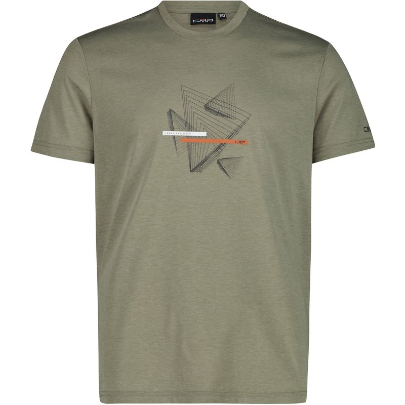 CMP Herren Cotton Print T-Shirt