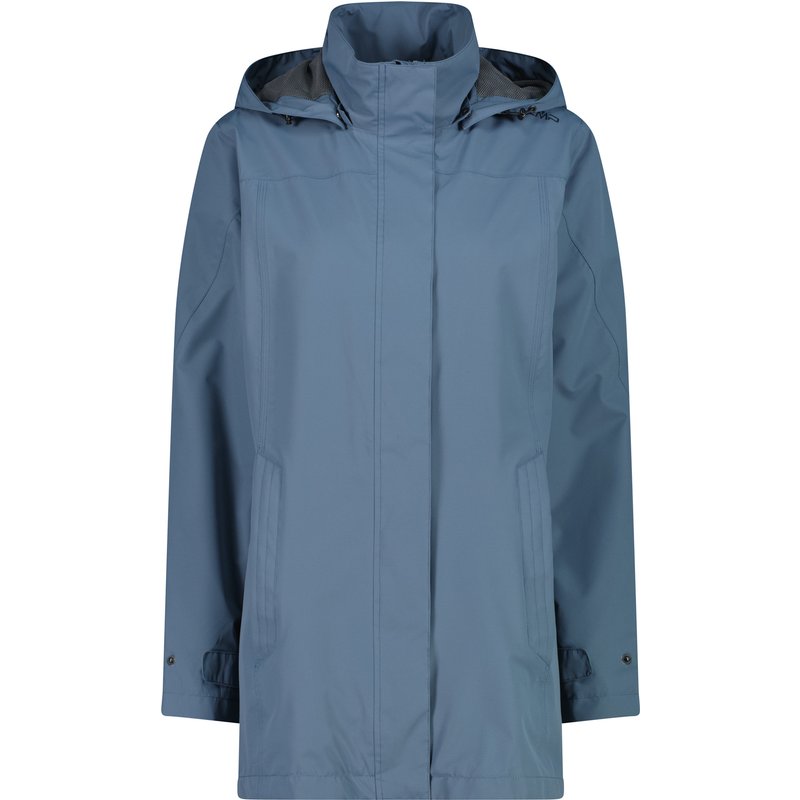 CMP Damen Rain Hoodie Button Jacke