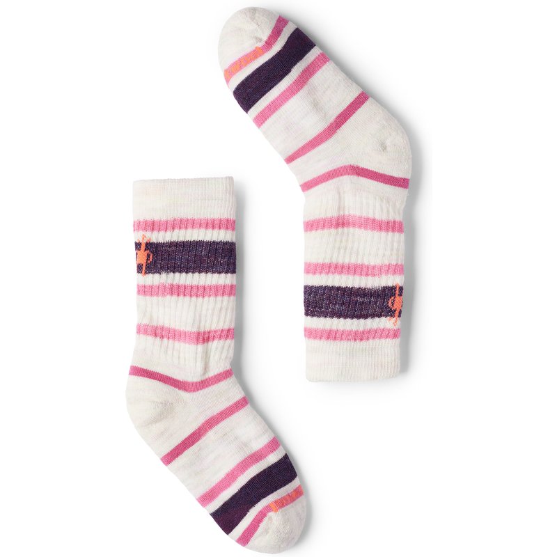 Smartwool Kinder Hike Light Striped Crew Socken