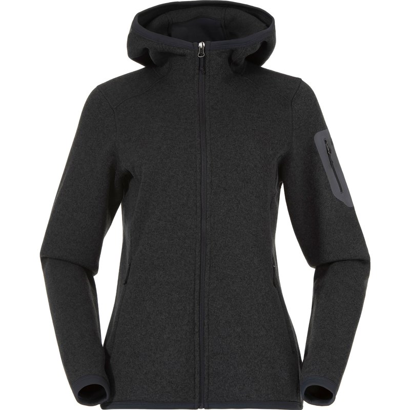 Bergans Damen Kamphaug Knitted Hoodie Jacke