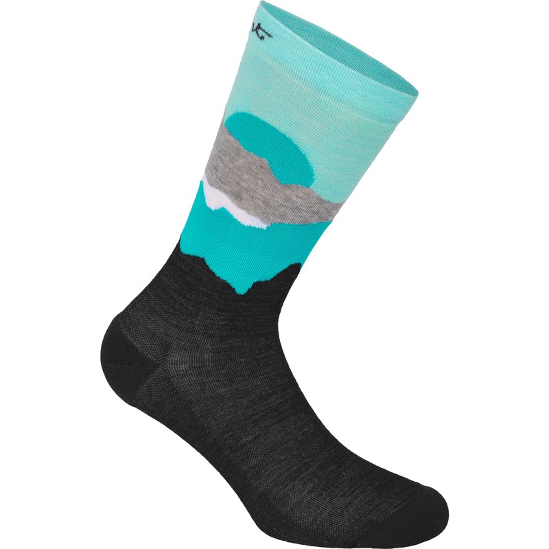 LaMunt Damen Martha Illustration Socken