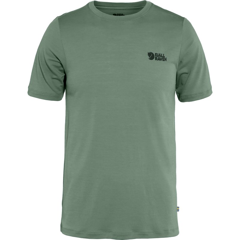 Fjällräven Herren Abisko Wool Logo T-Shirt