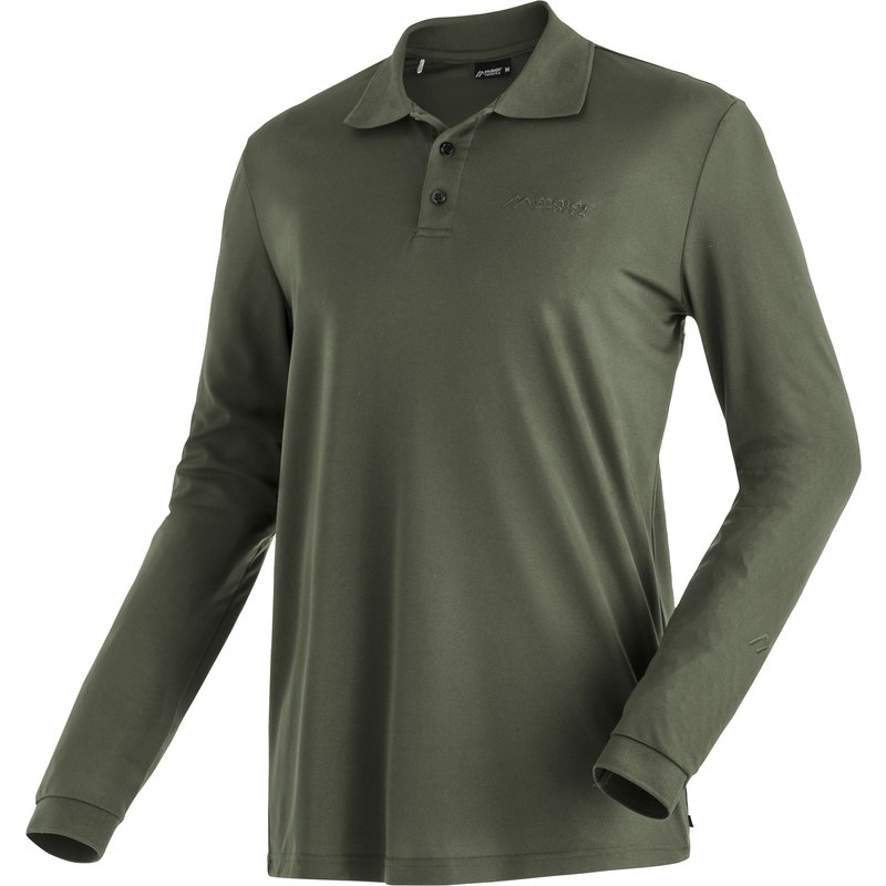 Maier Sports Herren Ulrich Polo Longsleeve