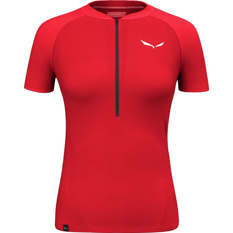 Salewa Damen Pedroc Pro Dry Half Zip T-Shirt