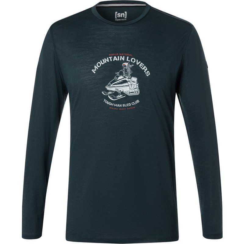 Super.Natural Herren Sled Club Longsleeve