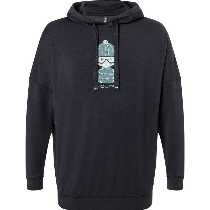 Super.Natural Damen Snow Cat Hoodie