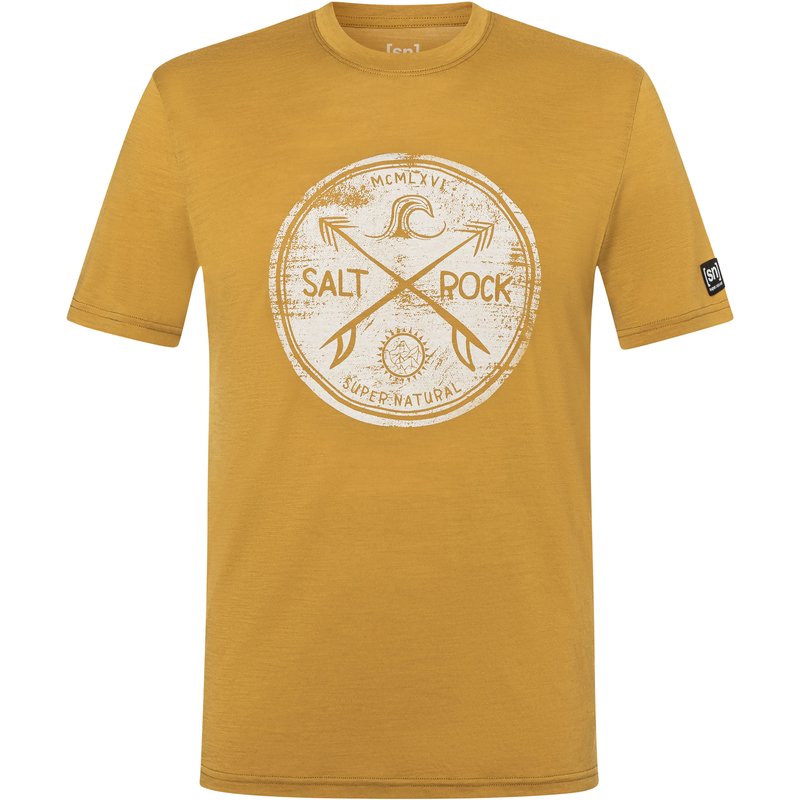 Super.Natural Herren Salt & Rock T-Shirt