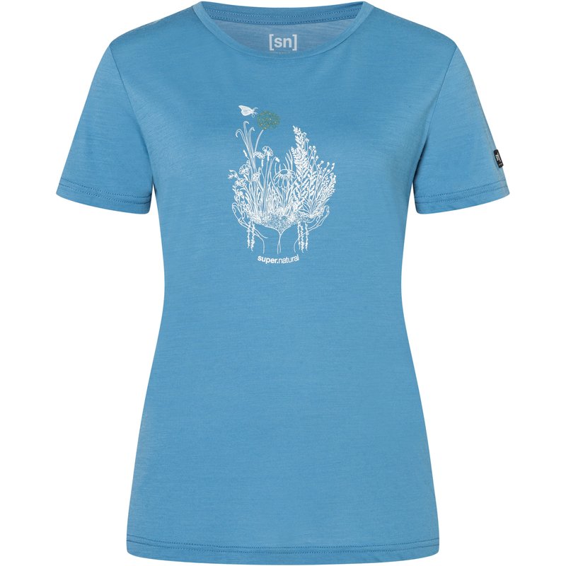 Super.Natural Damen Flowerhands T-Shirt