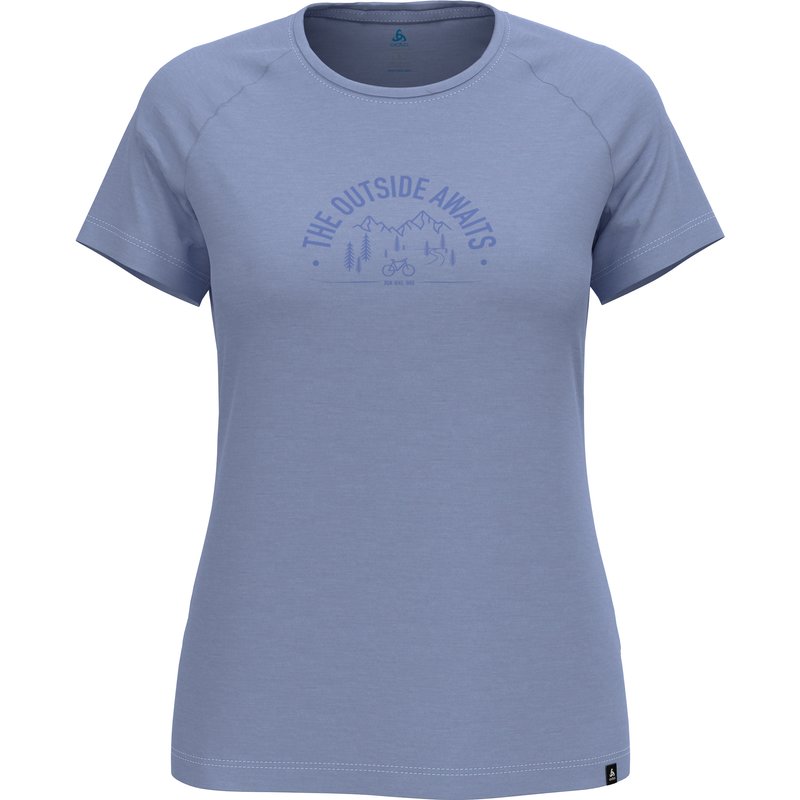 Odlo Damen Ride 365 PW 130 Bike Print T-Shirt