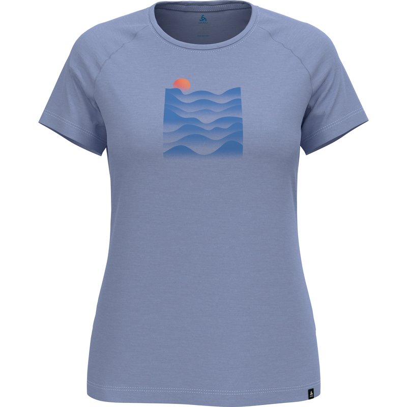 Odlo Damen Ascent PW 130 Sunset T-Shirt