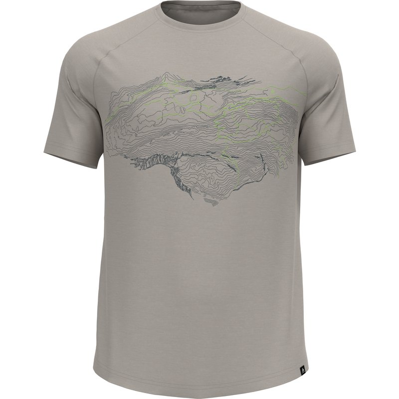 Odlo Herren Ascent PW 130 Topography T-Shirt