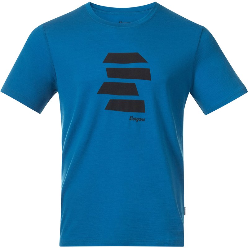 Bergans Herren Rabot Mount Wool T-Shirt