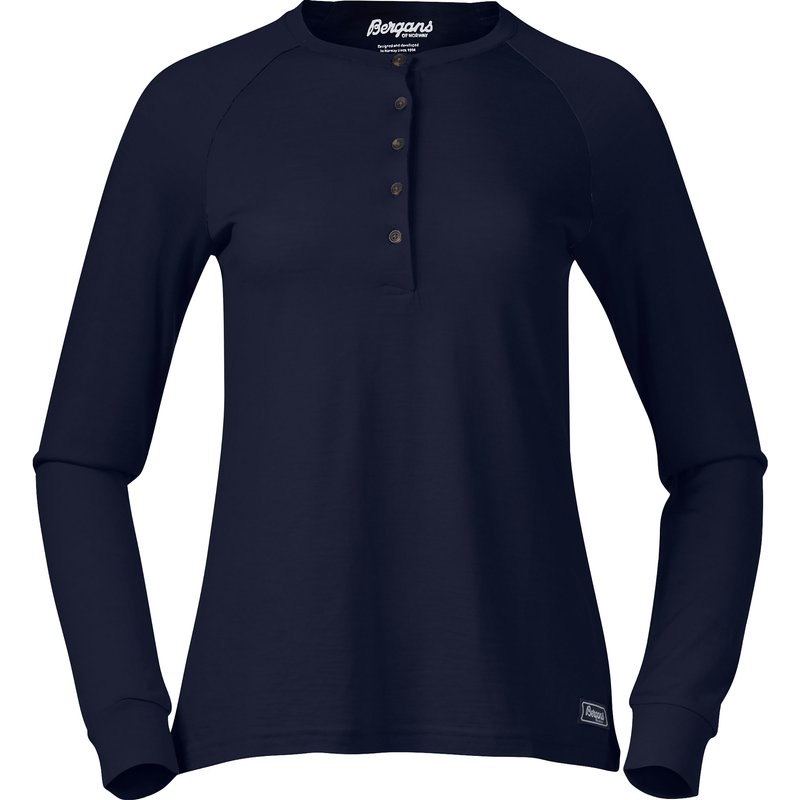 Bergans Damen Lysebu Wool Henley Longsleeve