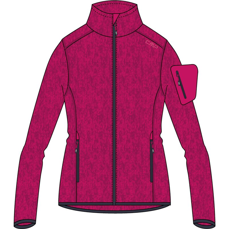 CMP Damen Strick Fleece Jacke