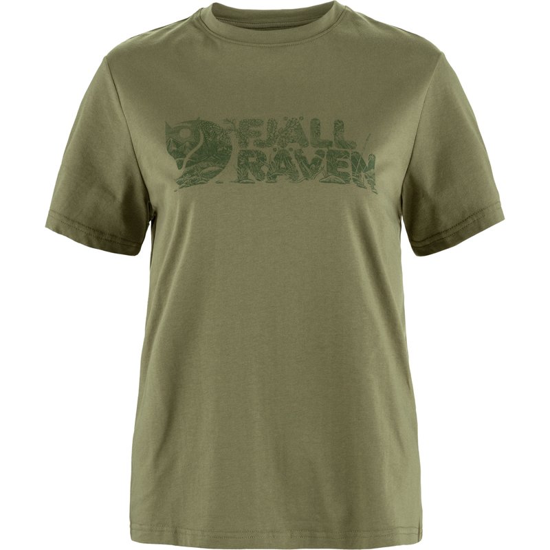 Fjällräven Damen Lush Logo T-Shirt