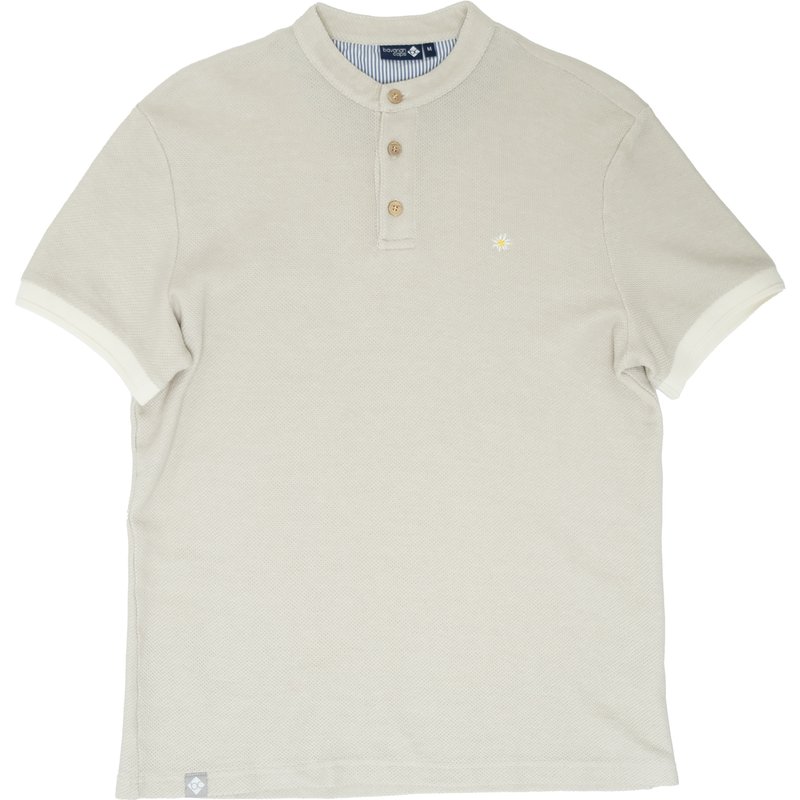 Bavarian Caps Herren Edelweiß Feinstrick Polo T-Shirt