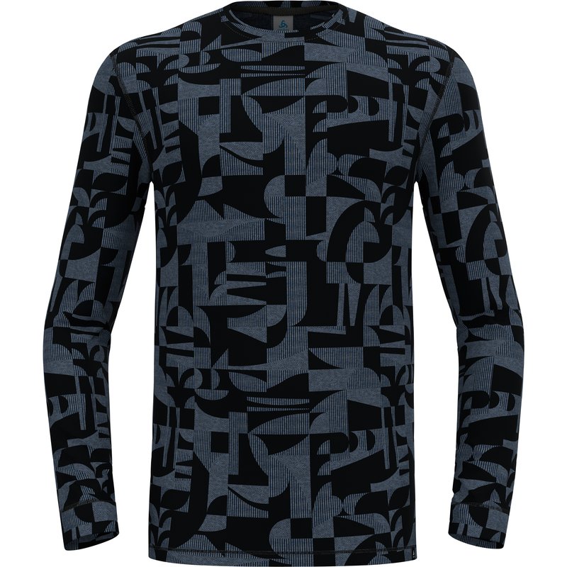 Odlo Herren Merino 200 Heritage Crew Neck Longsleeve