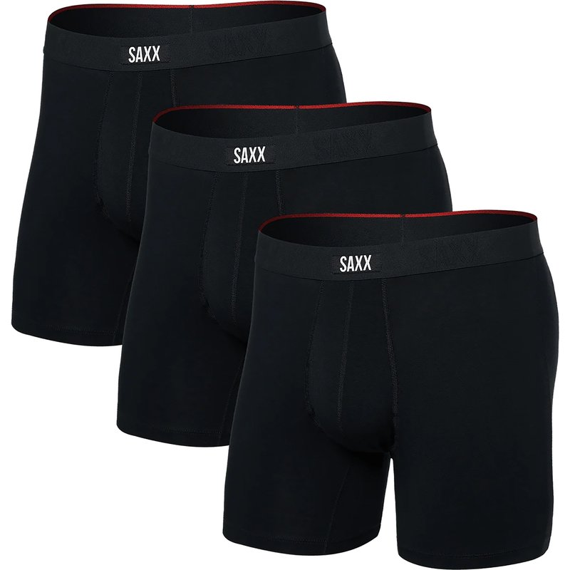 Saxx Underwear Herren Vibe Xtra Fly 3er Pack Boxer