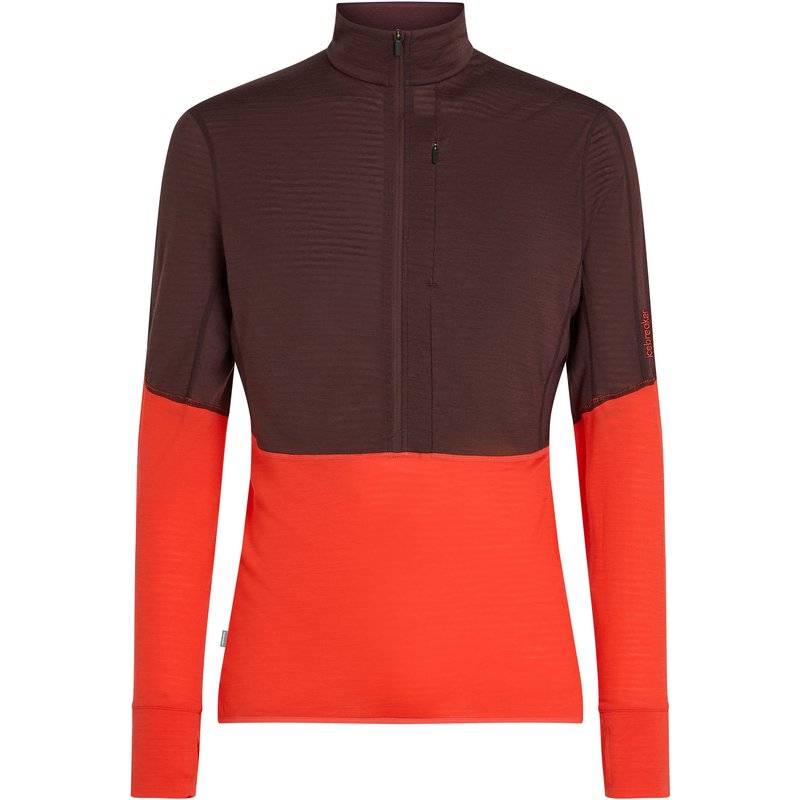 Icebreaker Herren 200 Realfleece Descender Half Zip Longsleeve