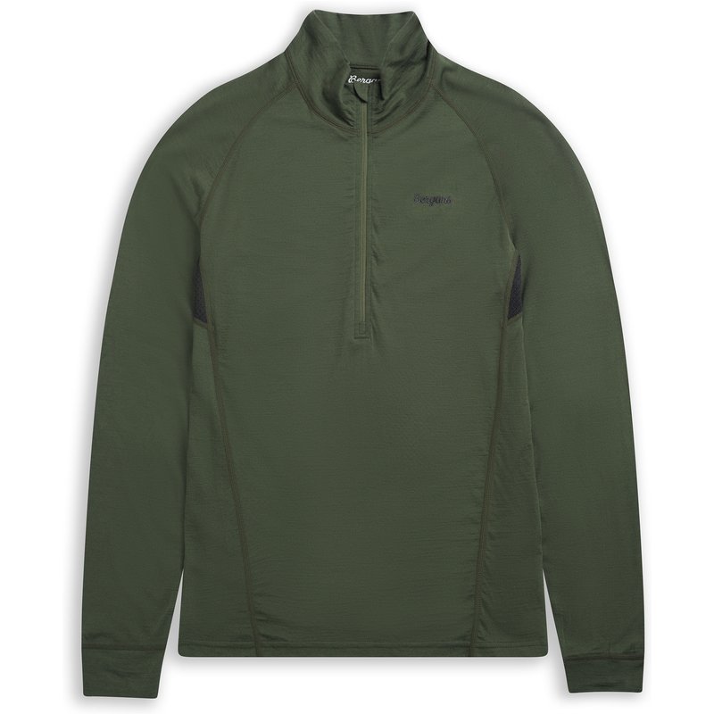 Bergans Herren Inner:Pure Merino Half Zip Longsleeve