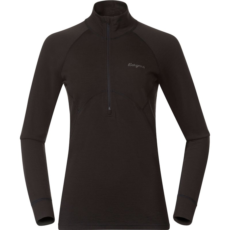 Bergans Damen Inner:Pure Merino Half Zip Longsleeve