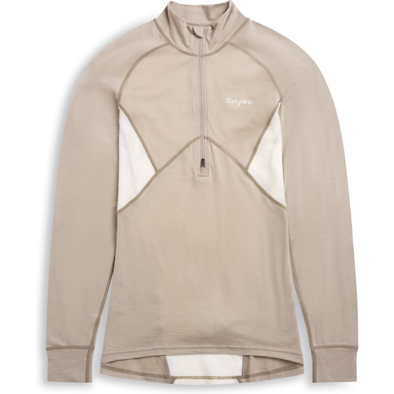 Bergans Damen Inner:Pure Merino Half Zip Longsleeve