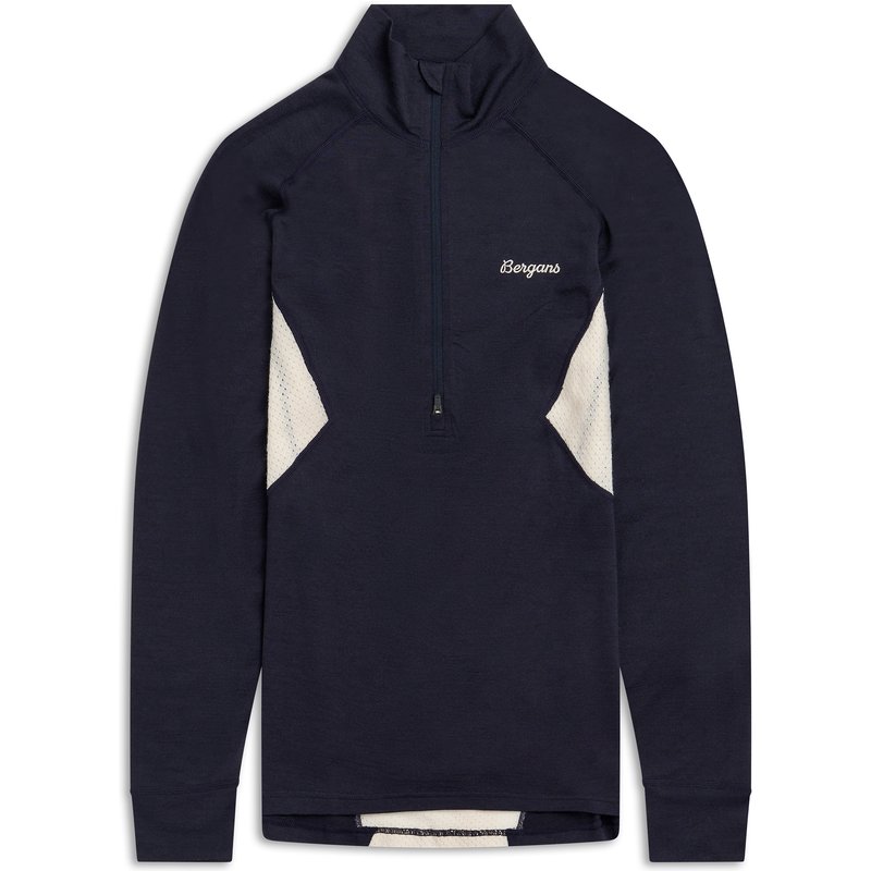 Bergans Damen Inner:Pure Merino Half Zip Longsleeve