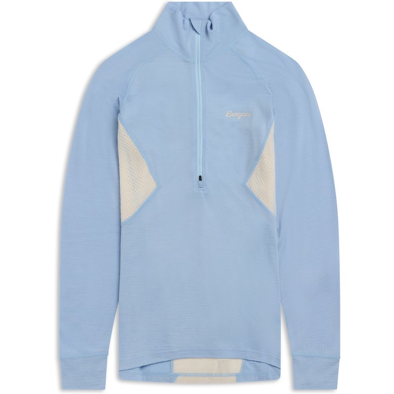 Bergans Damen Inner:Pure Merino Half Zip Longsleeve