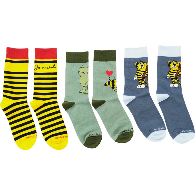 Bavarian Caps Kinder Janosch 3er Pack Socken