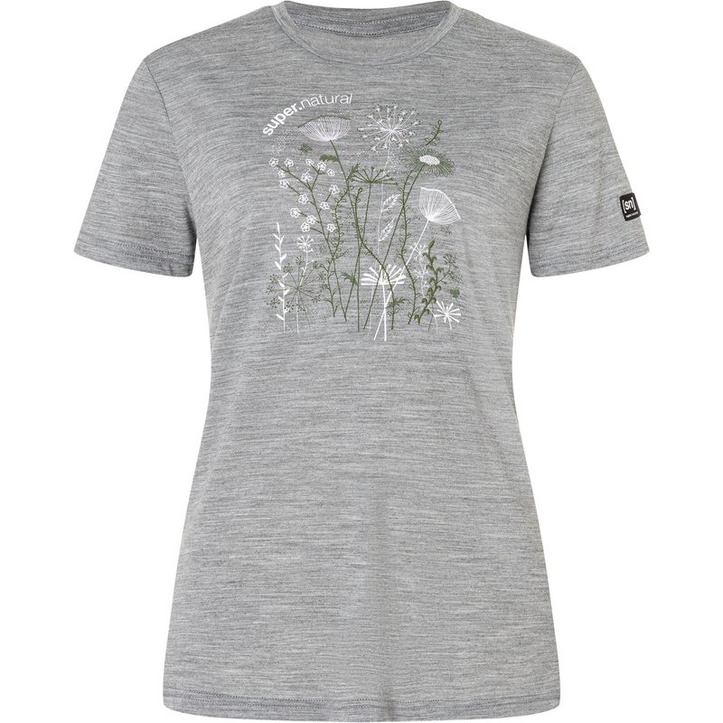 Super.Natural Damen Rock Flowers T-Shirt