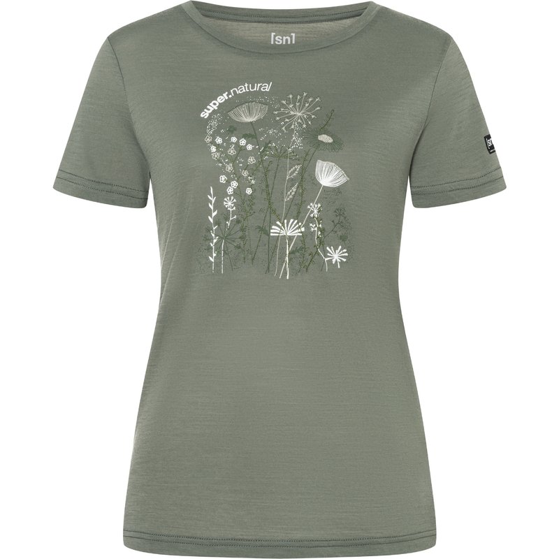Super.Natural Damen Rock Flowers T-Shirt