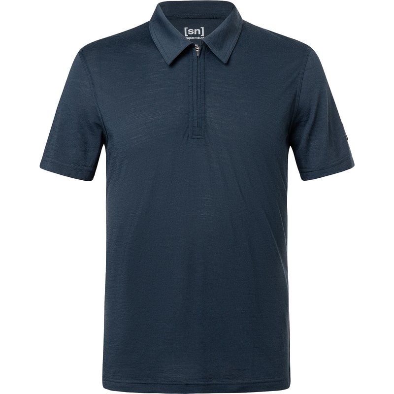 Super.Natural Herren Zip Polo T-Shirt