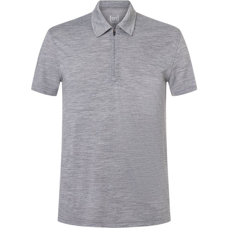 Super.Natural Herren Zip Polo T-Shirt
