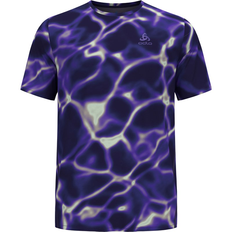 Odlo Herren Zeroweight Chill-Tec Print T-Shirt
