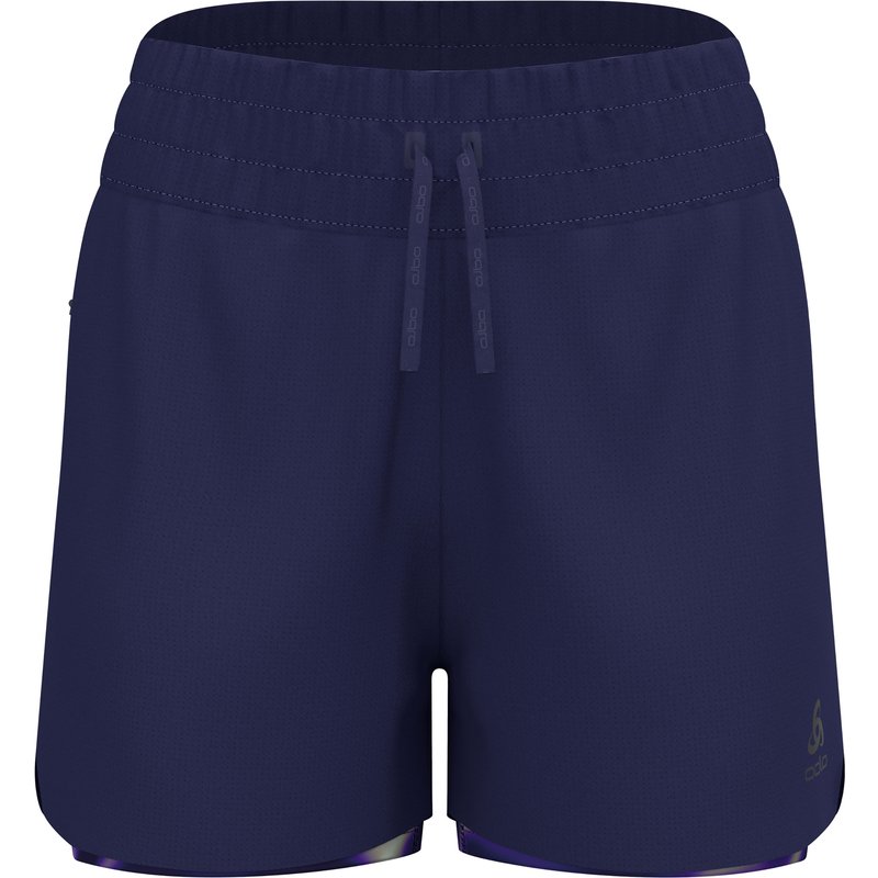 Odlo Damen Zeroweight 3 Inch Print 2-in-1 Shorts