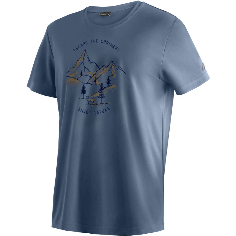 Maier Sports Herren Dieter Print T-Shirt